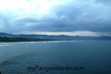 Pesona Pantai Bulak Setra Pangandaran