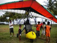 Menikmati Pangandaran Dari Pesawat Capung