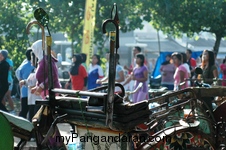 Senam Aerobic Pinggir Pantai Pangandaran