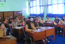 Ngobrol IT di SMPN 1 Pangandaran Bareng myPangandaran