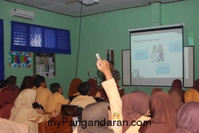 Ngobrol IT di SMPN 1 Pangandaran Bareng myPangandaran