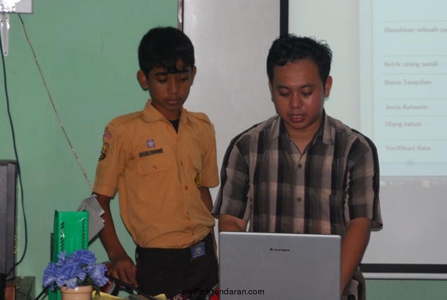 Ngobrol IT di SMPN 1 Pangandaran Bareng myPangandaran