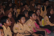 Ngobrol IT di SMPN 1 Pangandaran Bareng myPangandaran