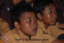 Ngobrol IT di SMPN 1 Pangandaran Bareng myPangandaran