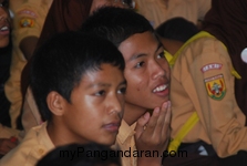 Ngobrol IT di SMPN 1 Pangandaran Bareng myPangandaran