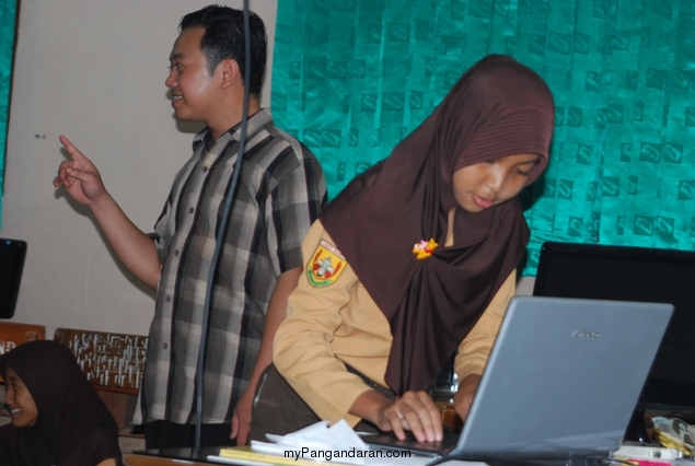 Ngobrol IT di SMPN 1 Pangandaran Bareng myPangandaran