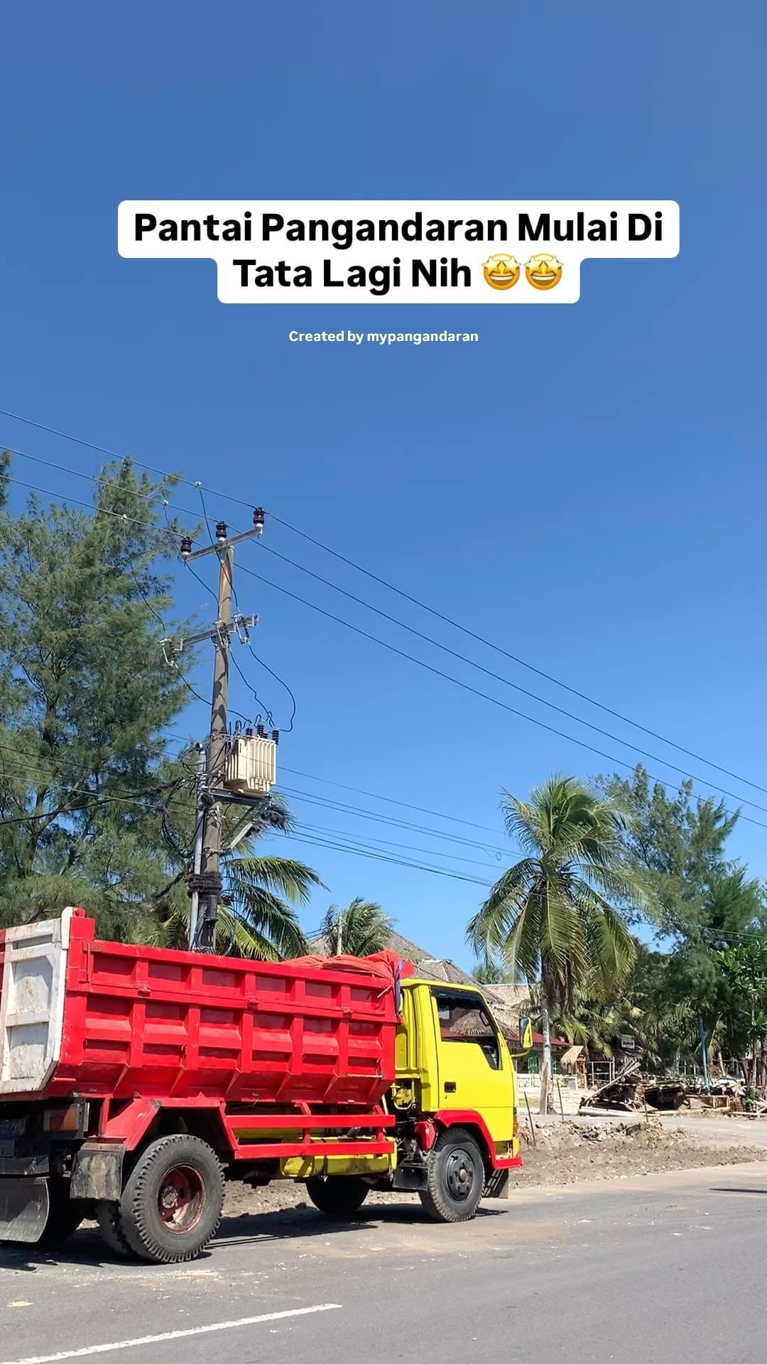 Pangandarannya 
Udah mulai di tata lagi nih 
Kamunya kapan menata           ...