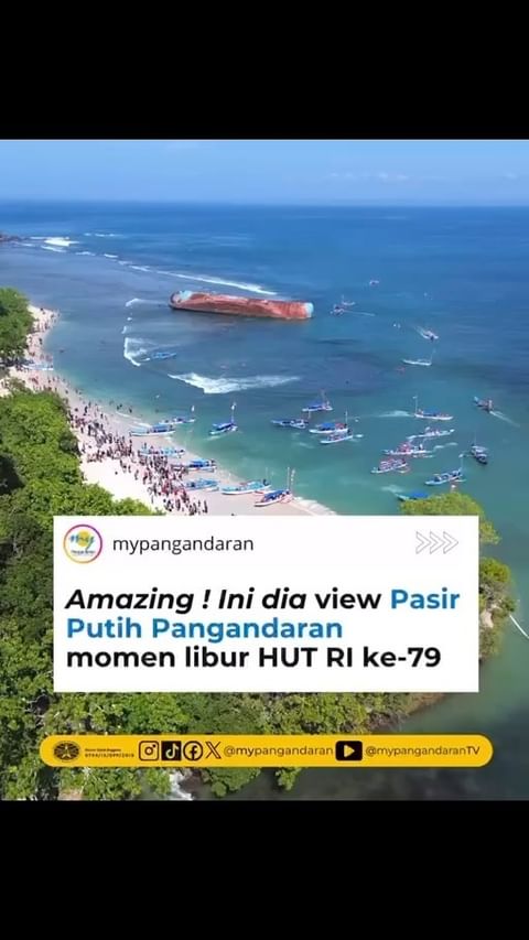Pangandaran 18 Agustus 2024
Selamat Hari Kemerdekaan IndonesiaðŸ‡®ðŸ‡©
Laut Biru Dan Pasir           ...