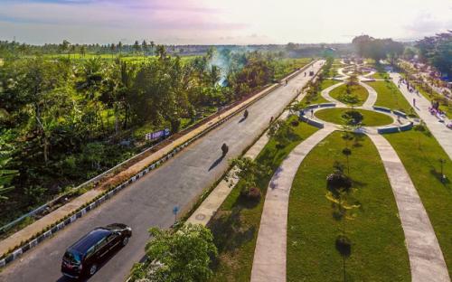 Foto Panorama 360 Taman Pesona Ini Bikin Kangen Pangandaran