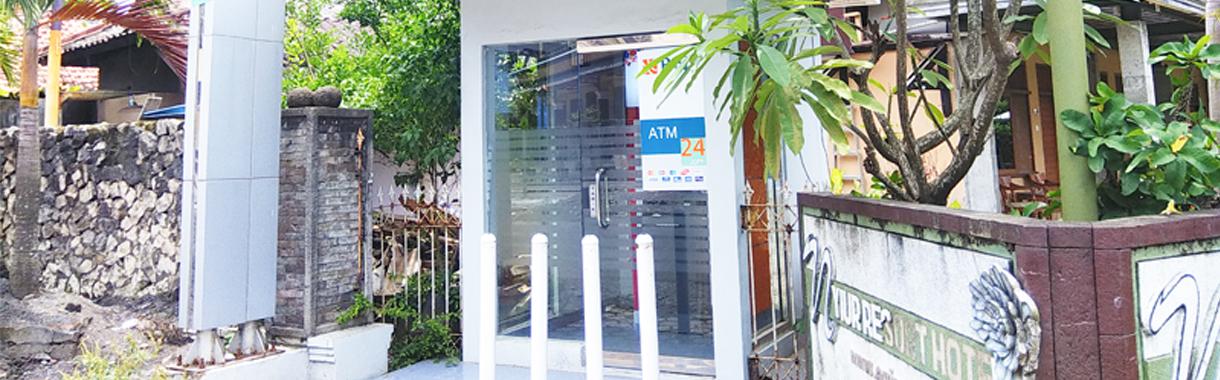 ATM BNI depan Nyiur Indah Resort