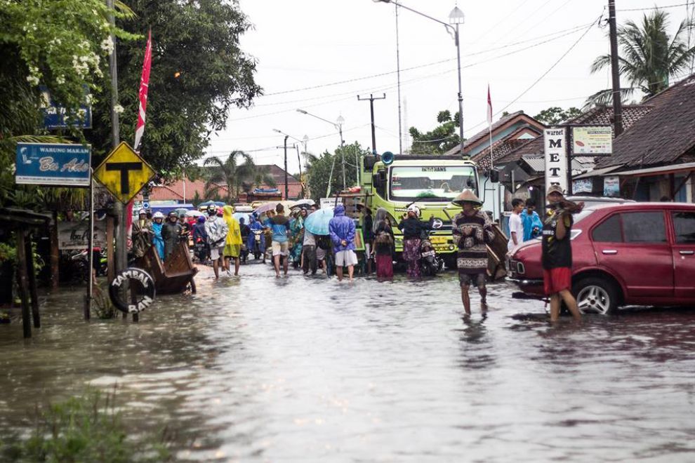 Akibat Hujan Lebat Kecamatan Cijulang Banjir