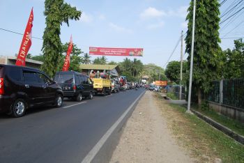 Antrian Panjang Menuju Pangandaran