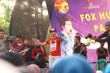 Cakra Khan Memeriahkan Pangandaran Expo 2015