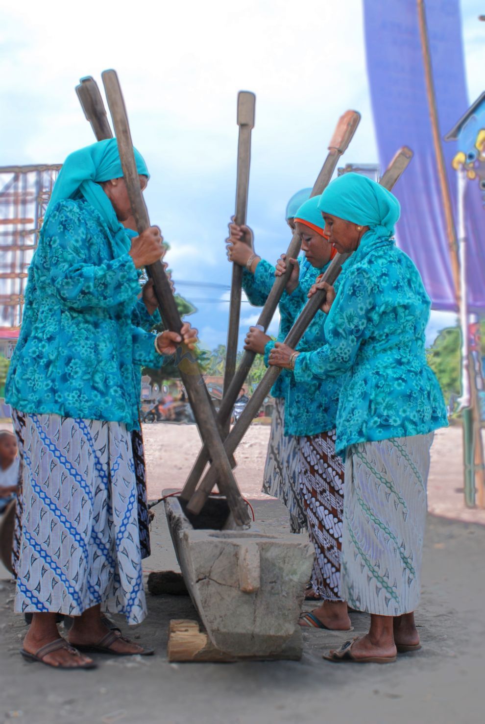 Gojeg Lesung Tradisi Yang Hampir Punah di Pangandaran