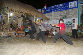 Latihan Pasanggiri Pencak Silat Jawara Pakidulan Pangandaran 2014