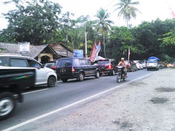 Libur hari Raya Nyepi Pangandaran di Padati Wisatawan