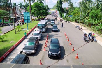 Pangandaran Ramai di Kunjungi Wisatawan Lokal