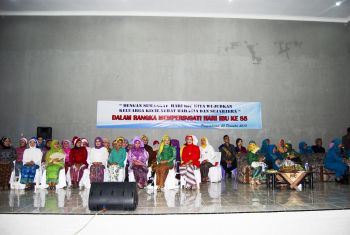 Peringatan Hari Ibu ke-85 Kabupaten Pangandaran Berlangsung Khidmat
