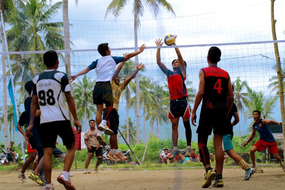 Pertandingan Voley Ball Jaya Surya