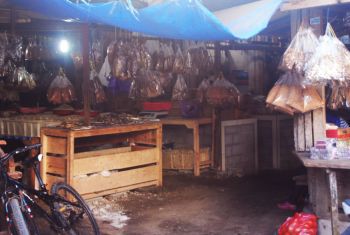 Pusat Ikan Asin Di Pasar Pangandaran