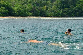 Snorkling Pantai Barat Pangandaran