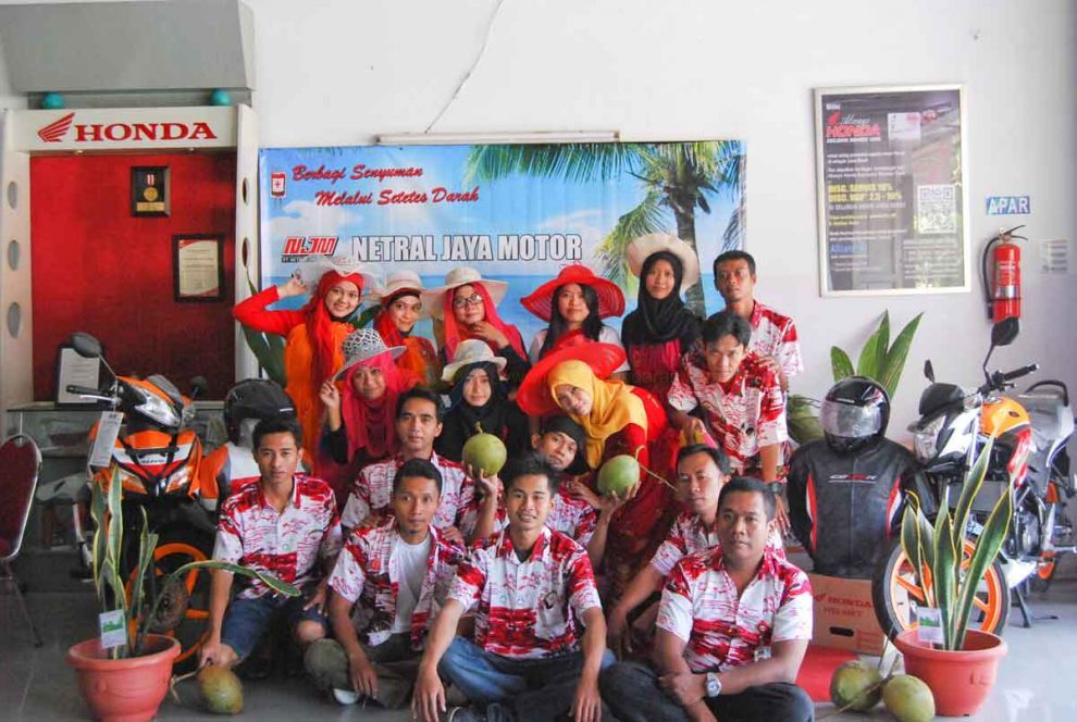 Donor Darah PT. Netral Jaya Motor Pangandaran 2014