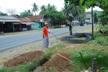 Pemasangan Kabel Fiber Optik