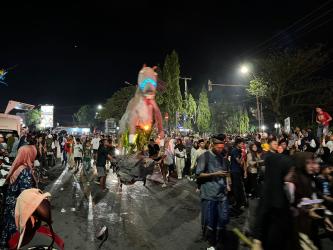 Foto Kemeriahan Warga Pangandaran Sambut Tahun Baru Islam 1448 Hijriah