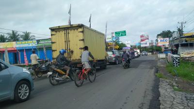 Libur Panjang Terjadi Antrian Panjang Menuju Objek Wisata Pangandaran