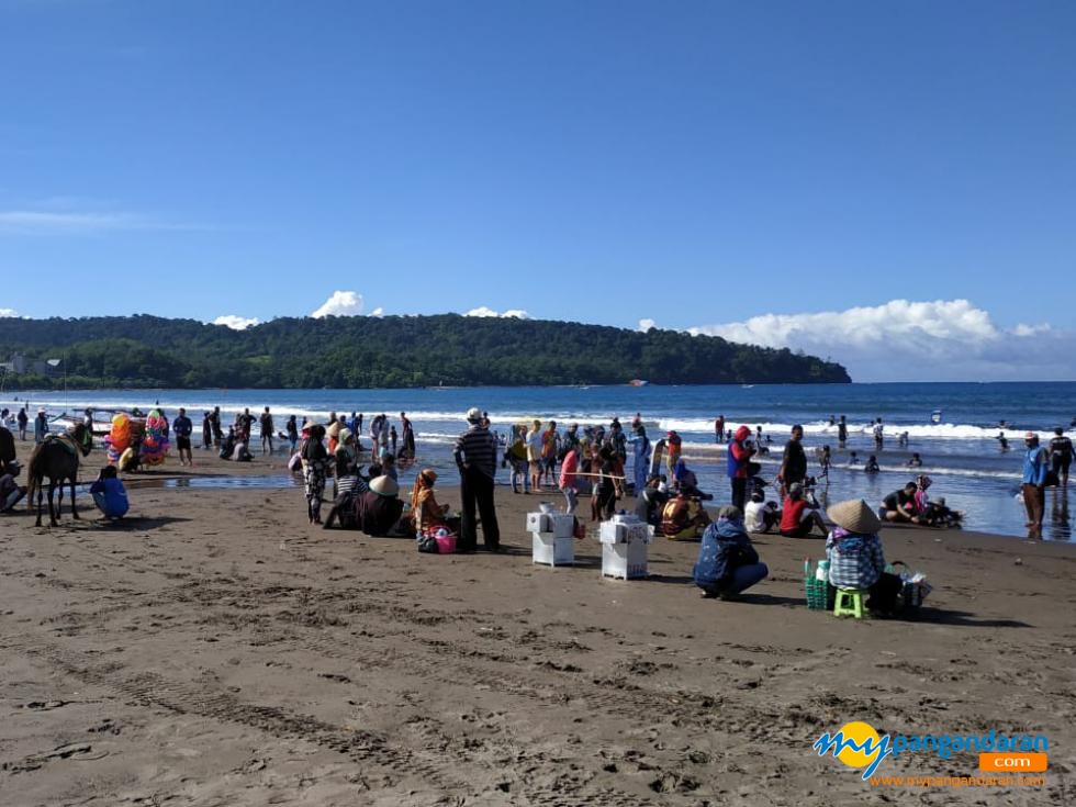 Libur Tahun Baru Imlek 2021 Pantai Pangandaran Terpantau Lengang