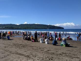 Libur Tahun Baru Imlek 2021 Pantai Pangandaran Terpantau Lengang