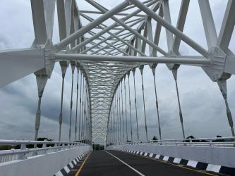 Potret Jembatan Sodongkopo Pangandaran 