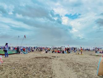 Potret Kondisi Pantai Barat Pangandaran