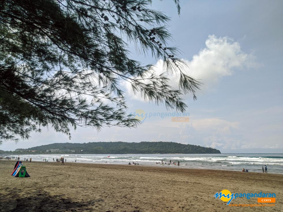 Potret Pantai Barat Pangandaran PPKM Level 1 