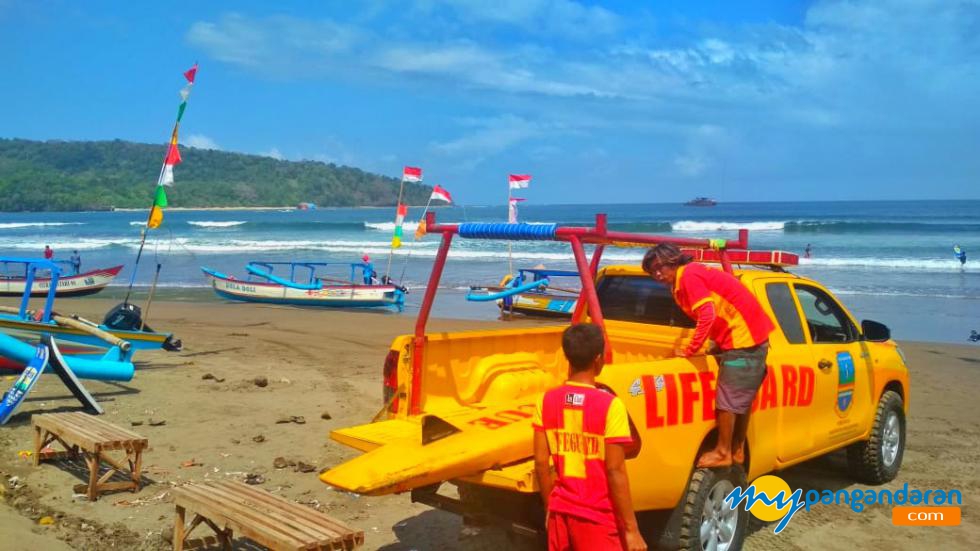 Potret Satgas Balawisata Pangandaran