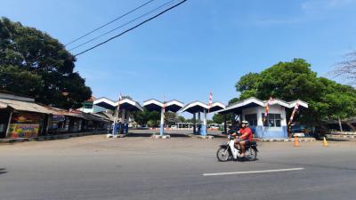 Terminal Pangandaran Di Pagi Hari